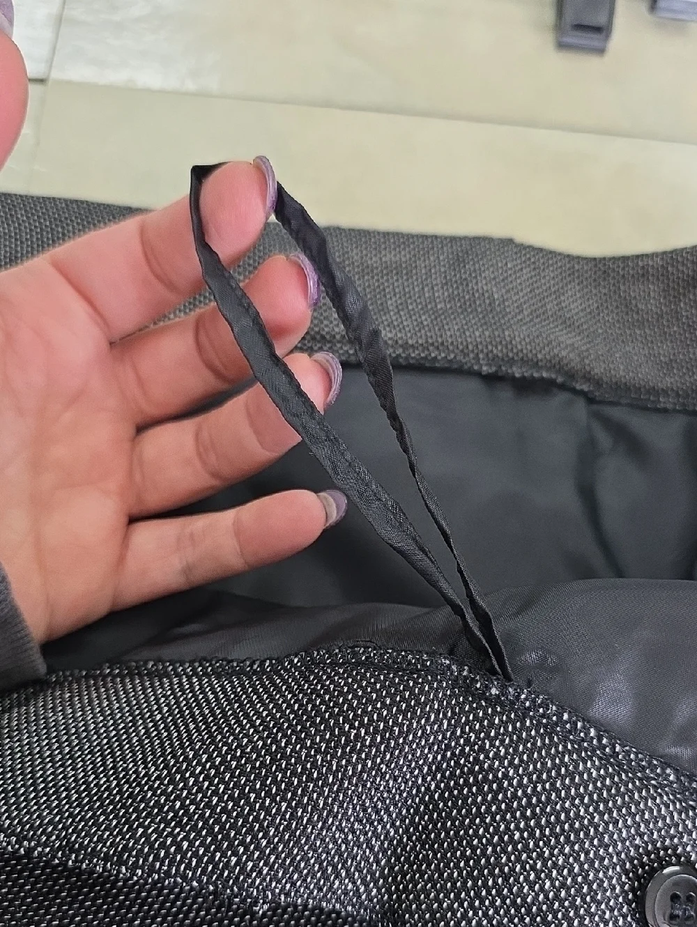 Classic Straight-Leg Dress Pants in Charcoal 14